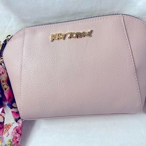 Betsy Johnson pink crossbody, NWT